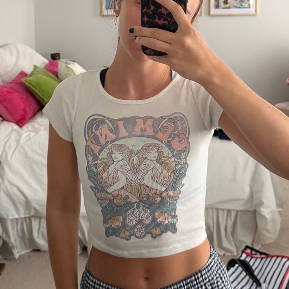 Free people x daydreamer horoscope baby tee - Picture 2 of 2